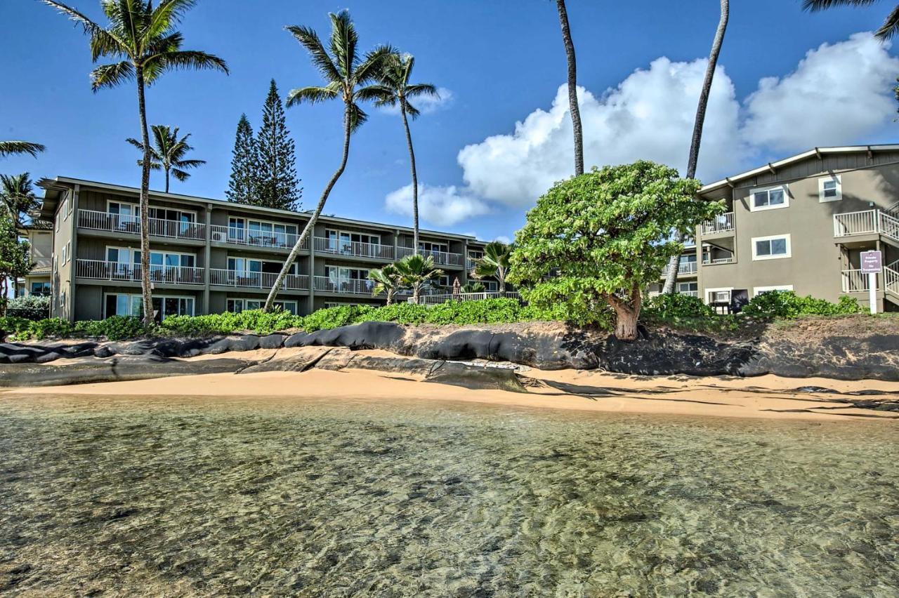 Waipouli Beachfront Condo With Balcony And Ocean Views Kapa'a Exteriér fotografie