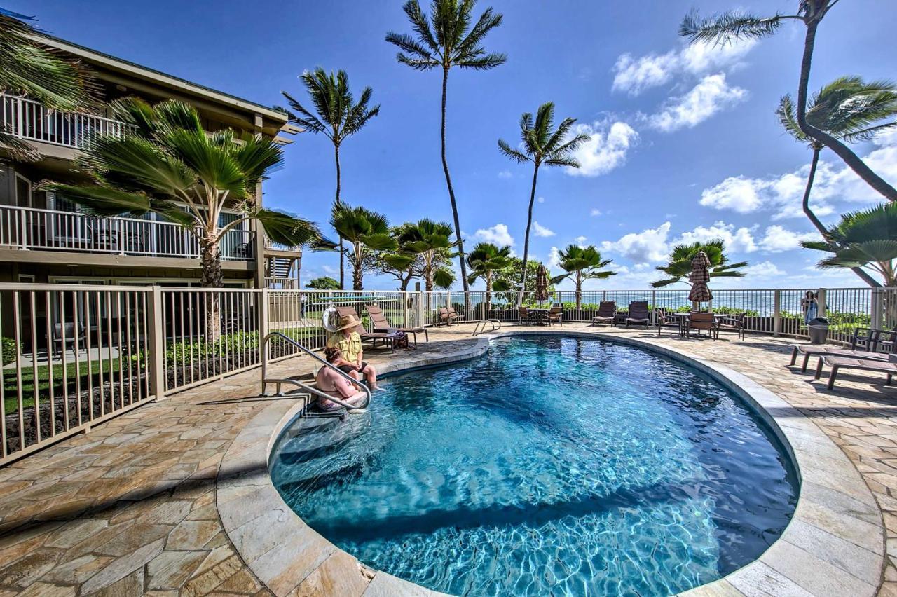Waipouli Beachfront Condo With Balcony And Ocean Views Kapa'a Exteriér fotografie