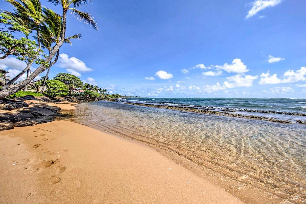 Waipouli Beachfront Condo With Balcony And Ocean Views Kapa'a Exteriér fotografie