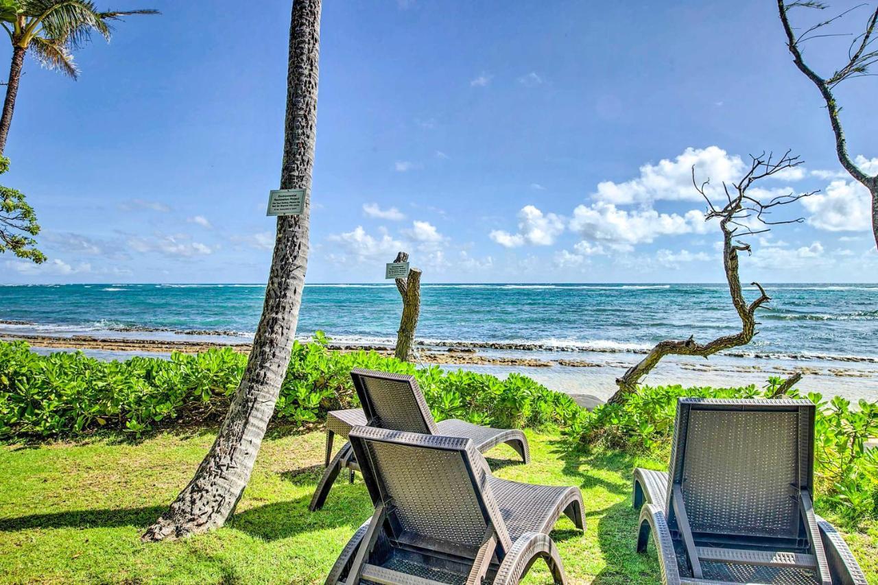Waipouli Beachfront Condo With Balcony And Ocean Views Kapa'a Exteriér fotografie